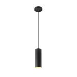 SLV Enola Pendant Aluminium Black 150cm | Suitable for 1x E27 