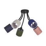 Ledvance Decor Felt Weaving Cans Ceiling Multicolor | Suitable for 5X E14