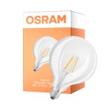 Osram Classic LED E27 Globe Filament Clear 4W 470lm - 827 Extra Warm White | Replaces 40W - UKCA Version