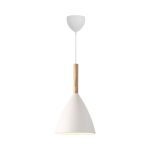 DFTP by Nordlux Pure 20 Pendant Metal and Wood White | Suitable for E27