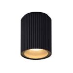 Nordlux Kyklop Ceiling Light Aluminium and Glass Black | 86mm - IP54 - Suitable for GU10