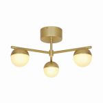 Nordlux Contina Ceiling Light Metal Brass | Suitable for 3x G9