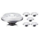 Multipack 6x Philips MASTER LED Spot G53 AR111 10.8W 600lm 24D - 927 Extra Warm White | Best Colour Rendering - Dimmable - Replaces 50W