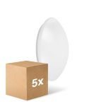 Multipack 5x Ledvance Surface Circular 250 White 13W 920lm - 830 Warm White | with Sensor - IP44 - Replaces 2x13W
