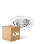 Multipack 10x Philips LED Spot Clear Accent G2 RS061B 6W 550lm 36D - 840 Cool White | 80mm - Dimmable 