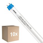 Multipack 10x Philips LED Tube T8 CorePro (EM/Mains) High Output 24W 2500lm - 830 Warm White | 150cm - Replaces 58W