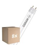 Multipack 8x Osram LED Tube T8 (EM/Mains) Standard Output 10W 1080lm - 830 Warm White | 90cm - Replaces 30W