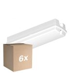 Multipack 6x Ledvance LED Bulkhead Compact Rectangular White 8W 840lm - 830-840 CCT | IP65