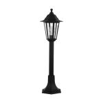 Eglo Pedestal Lamp Duanera Black | IP44 - Suitable for 1x E27