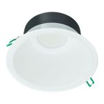 Philips LED Downlight Coreline DN142B Aluminium White 10.7W 1200lm 60D - 840 Cool White | Cutout 155mm - IP20 - Dimmable