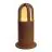 SLV Cone 40 Floor Lamp Steel Rusty Round | Outdoor - IP54 - Suitable for 1x E27 