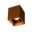SLV Up/Down Wall Light Steel Rusty Square 14W 548lm - 830-840 CCT | Outdoor - IP65
