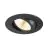 SLV New Tria Universal 68 Spot Aluminium Black Round 8.6W 600lm 38D - 925-930-940 CCT | Cutout 68mm -  Best Colour Rendering - Dimmable 