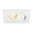 SLV New Tria 68 Spot Aluminium White Square 8.3W 750lm 38D - 930 Warm White | Cutout 68mm - Best Colour Rendering - Dimmable 