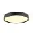 SLV Decona 42 Ceiling Light Aluminium Black Round 23W 2680lm - 930-940 CCT | IP44 - Best Colour Rendering - Dimmable 