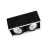 Ledvance LED Spot Square Multi Tiltable Black-White 2x30W 5400lm 38D - 840 Cool White | Cutout 320x160mm