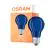 Osram LED Star Classic Decor E27 Pear Filament Frosted 2.5W 10lm - Blue | Replaces 4W