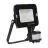 Ledvance LED Floodlight Compact Black 10W 900lm 100D - 830 Warm White | IP65 - Symmetrical - Motion and Light Sensor
