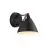 DFTP by Nordlux Strap 15 Wall Light Metal and Leather Black | Suitable for GU10