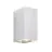 Nordlux Canto Maxi Kubi 2 Wall Light Aluminium White Up & Down | IP44 - Suitable for 2x GU10