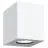 Nordlux Canto Kubi 2 Wall Light Aluminium White Up & Down - 10.6W 500lm - 830 Warm White | IP44