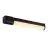 Nordlux Malaika 49 Wall Light Aluminium Black 6W 540lm - 830 Warm White | IP44