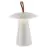 Nordlux Table Lamp Ara Battery Aluminium White 2W 240lm - 830 Warm White | Dimmable Touch