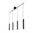 Nordlux Vico Pendant Metal Black | Suitable for 4x GU10