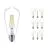 Multipack 10x Philips Corepro LED Bulb E27 Edison Filament Clear 7W 806lm - 827 Extra Warm White | Replaces 60W