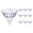 Multipack 10x Philips Master Value LED Spot GU5.3 MR16 7.5W 621lm 36D - 927 Extra Warm White | Best Colour Rendering - Dimmable - Replaces 50W