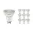 Multipack 10x Noxion PerfectColor LED Spot GU10 PAR16 4W 345lm 36D - 930 Warm White | Best Colour Rendering - Dimmable - Replaces 50W