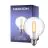 Noxion Lucent Filament LED E27 Globe Clear 7W 806lm - 827 Extra Warm White | Dimmable - Replaces 60W