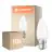 Multipack 10x Ledvance Classic LED B22 Candle Frosted 3.4W 470lm - 827 Extra Warm White | Replaces 40W