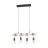 Eglo Pendant Townshend Steel Wood Black Brown | IP20 - Suitable for 4x E27 