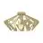 Eglo Ceiling Light Carlton Steel Gold | IP20 - Suitable for 1x E27 