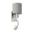 Eglo Wall Light Pasteri Steel Satin Nickel 40 | IP20 - Incl. Spot and Excl. 1x E27