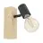 Eglo Wall Light Townshend 3 Wood Steel Black | IP20 - Suitable for 1x E27