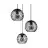 Eglo Pendant Almanzora Steel Black Copper | IP20 - Suitable for 3x E27 