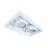Noxion Recessed Spot Trimless Pro 2x AR111 Tiltable White | Cutout 314x164mm - G53 Socket