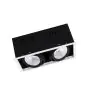 Ledvance LED Spot Square Multi Tiltable Black-White 2x30W 5400lm 38D - 840 Cool White | Cutout 320x160mm