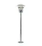 Nordlux Vejers Pedestal Lamp Galvanized Steel and Glass Grey | IP54 - Suitable for E27