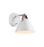 DFTP by Nordlux Strap 15 Wall Light Metal and Leather White | Suitable for GU10