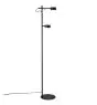 Nordlux Clyde Floor Lamp Metal Black 8W 350lm - 827 Extra Warm White | 3-Step Dimmable
