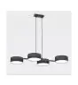 Emibig Pendant Drumz Steel Black | Suitable for 4x E14 - Max 10W