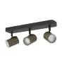 Eglo Ceiling Light Consuma 1 Steel Bronze Black | IP44 - Suitable for 3x GU10 