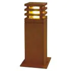 SLV Square 40 Floor Lamp Steel Rusty | Outdoor - IP55 - Suitable for 1x E27 