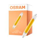 Osram LED Slim Line R7S LED R7S 118mm Clear 8W 806lm - 827 Extra Warm White | Replaces 60W