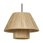 Ledvance Decor Bamboo Paper/Steel Hut 280 Brown | Suitable for E27