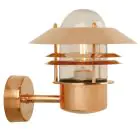 Nordlux Blokhus Wall Light Copper and Glass Copper | IP54 - Suitable for E27