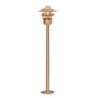 Nordlux Blokhus Pedestal Lamp Copper and Glass Copper | IP54 - Suitable for E27